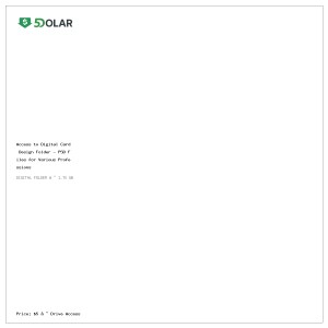 Access to Digital Card Design Folder - PSD Files for Various Professions