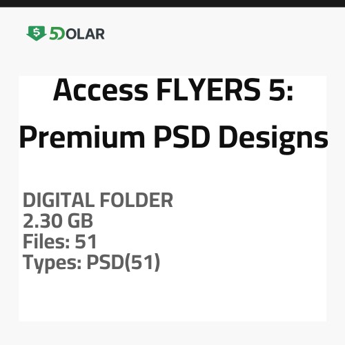 Access FLYERS 5: Premium PSD Designs