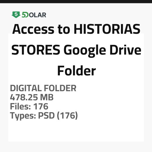 الوصول إلى HISTORIAS - STORES مجلد Google Drive