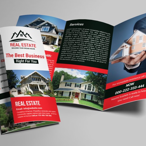 Professional Trifold Design Assets - Google Drive Access