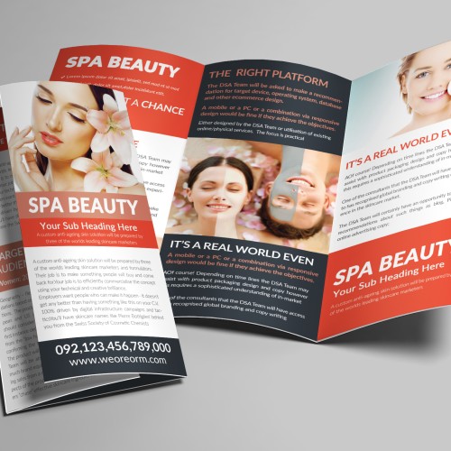 أصول التصميم الإبداعي: قوالب ثلاثية الطيات والمزيد