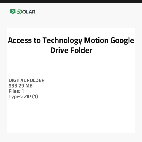 الوصول إلى مجلد جوجل درايف لتكنولوجيا الحركة