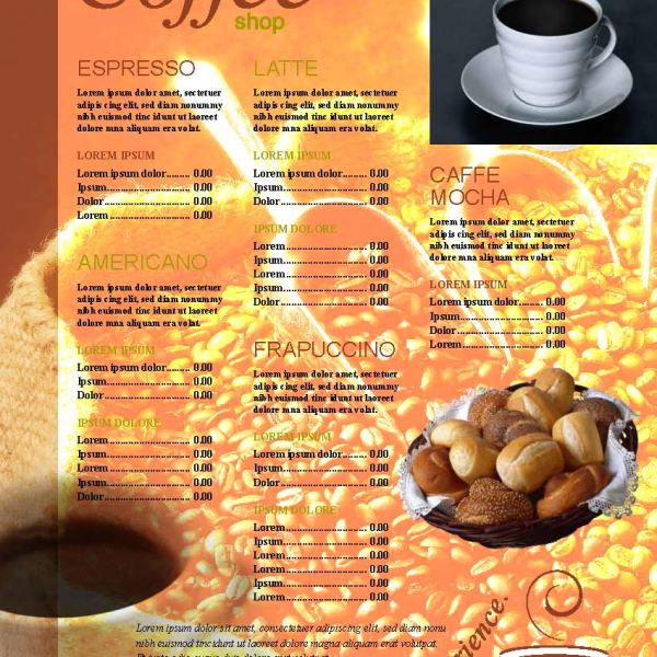 Comprehensive Coffee Menu Access - Digital Download