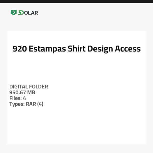 920 Estampas Shirt Design Access
