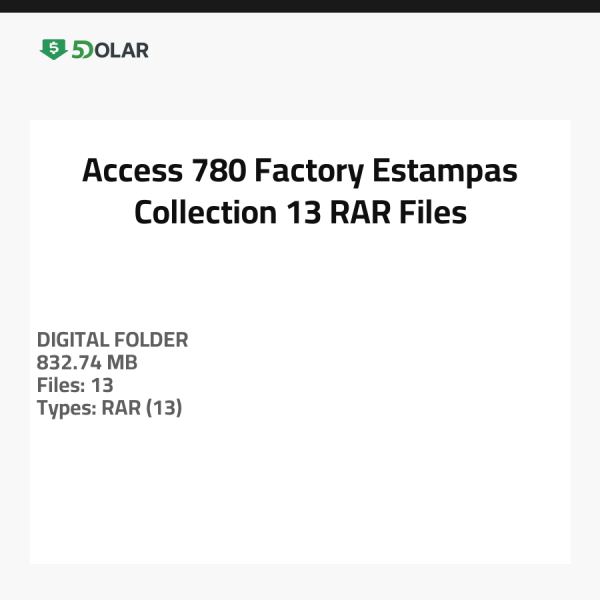 Access 780 Factory Estampas Collection - 13 RAR Files
