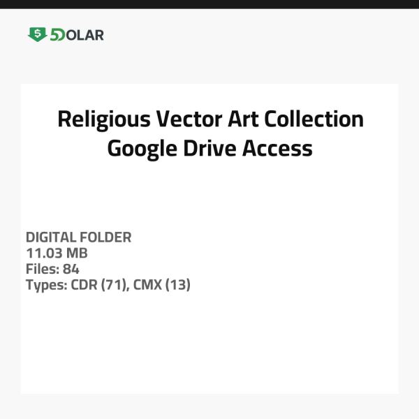 Religiöse Vektor Kunst Sammlung - Google Drive Zugriff