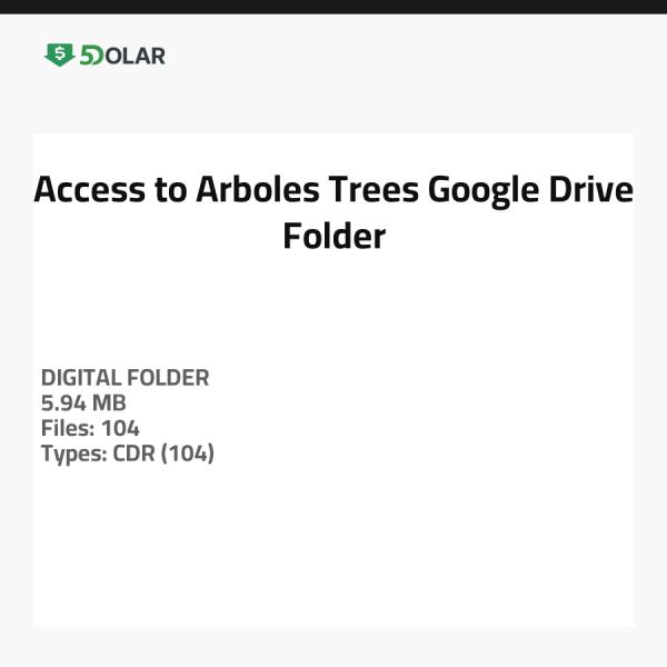 Zugang zu Arboles - Bäume Google Drive Ordner