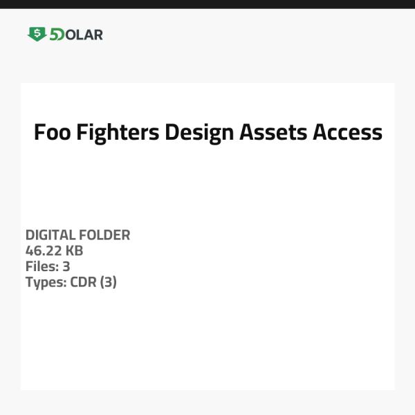 Foo Fighters Design Assets Zugriff
