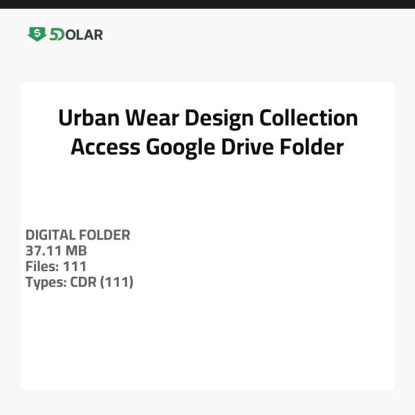 Urban Wear Design Kollektion - Zugriff auf Google Drive Ordner