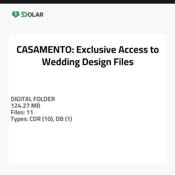 CASAMENTO: Exklusiver Zugang zu Hochzeitsdesign-Dateien