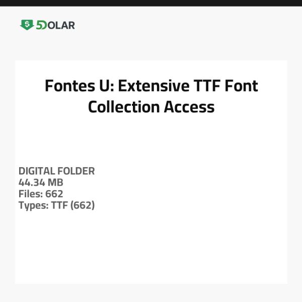 Fontes - U: Umfassender Zugriff auf die TTF-Schriftartensammlung