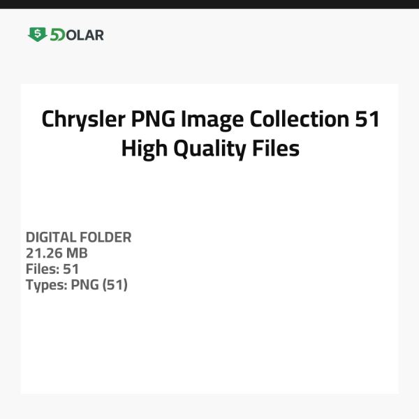 Chrysler PNG Bildersammlung - 51 hochwertige Dateien