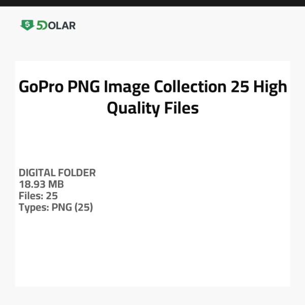 GoPro PNG Bildersammlung - 25 hochwertige Dateien