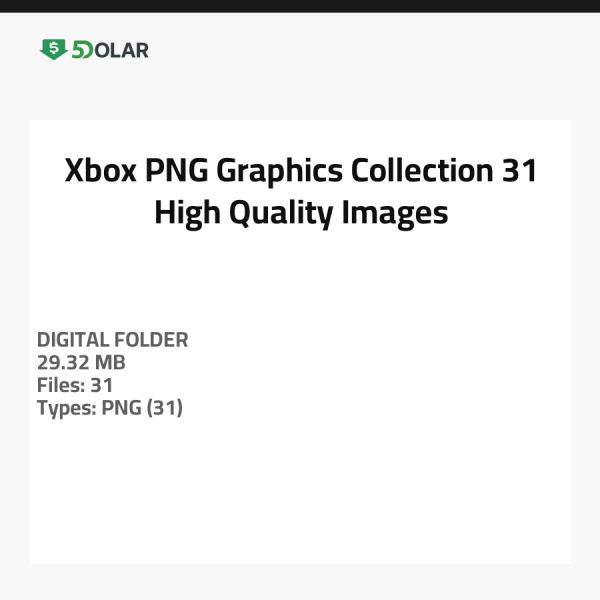 Xbox PNG Grafiksammlung - 31 hochwertige Bilder