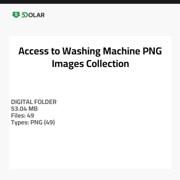 Zugang zur Sammlung von Waschmaschinen PNG-Bildern