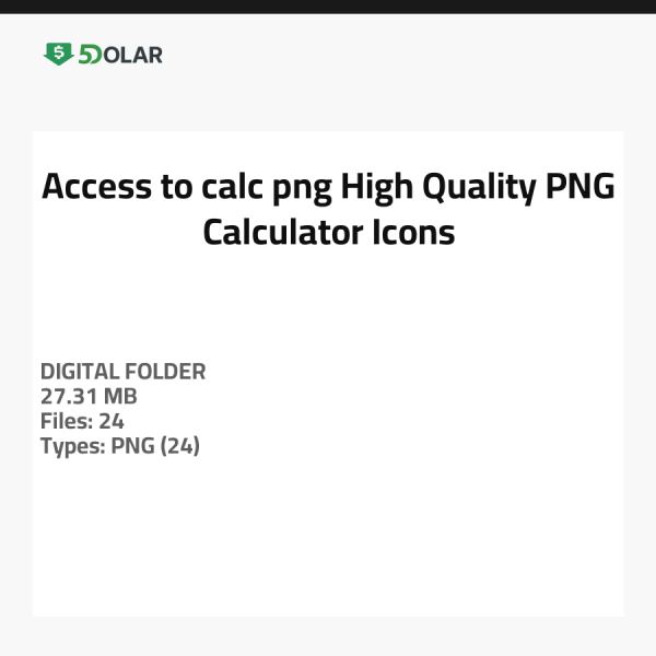 Zugang zu calc_png - Hochwertige PNG-Rechner-Icons