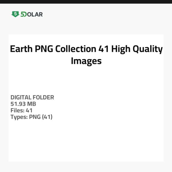 مجموعة صور الأرض بصيغة PNG - 41 صورة عالية الجودة