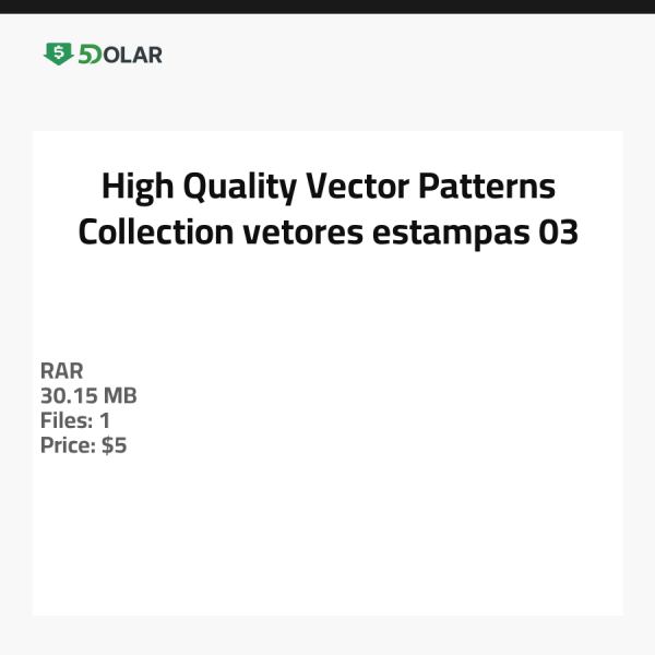 Hochwertige Vektor-Musterkollektion - vetores_estampas_03