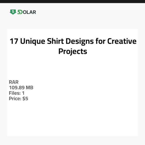 17 Einzigartige T-Shirt-Designs für Kreative Projekte