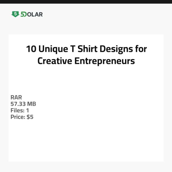10 Einzigartige T-Shirt-Designs für kreative Unternehmer