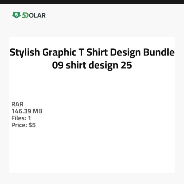 Stylisches Grafik T-Shirt Design Bundle - 09_shirt_design_25