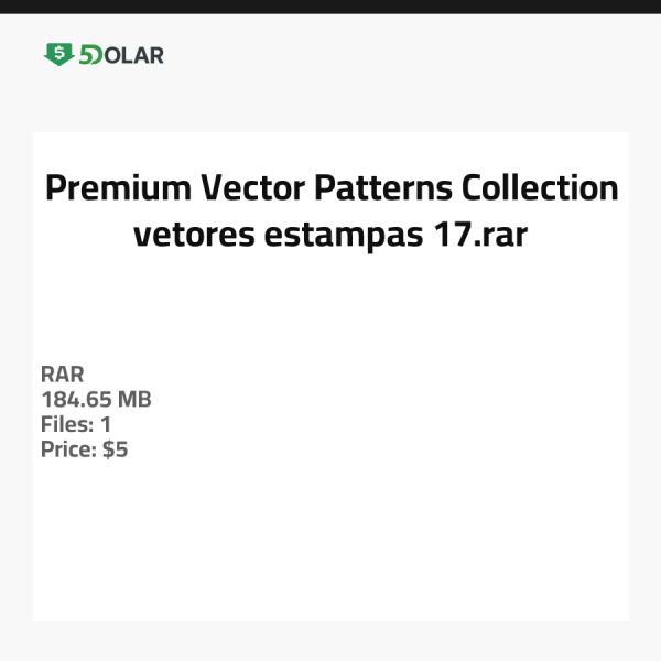 Premium Vektor Muster Kollektion - vetores_estampas_17.rar