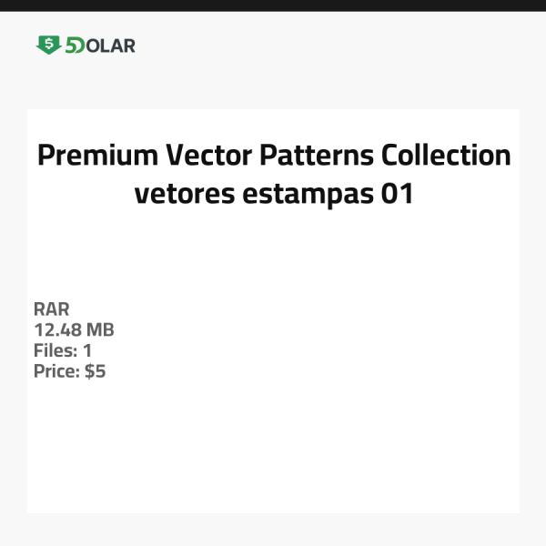 Premium Vektor Muster Kollektion - vetores_estampas_01