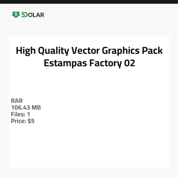 Hochwertiges Vektorgrafik-Paket - Estampas Factory 02