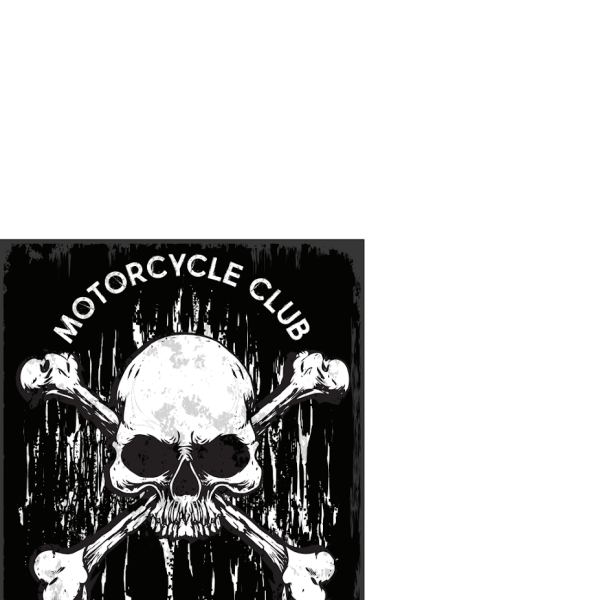 Schädel Vektor Designs für T-Shirts - New York Thema