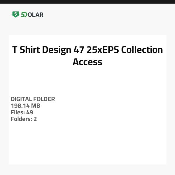 T-Shirt Design 47 - 25xEPS Sammlung Zugriff