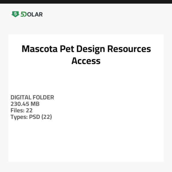 Mascota - Haustier Design Ressourcen Zugriff