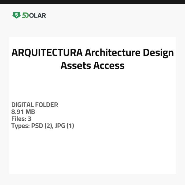 ARQUITECTURA - Architektur Design Assets Zugang