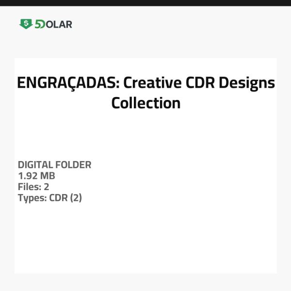 ENGRAÇADAS: Kreative CDR Design Sammlung
