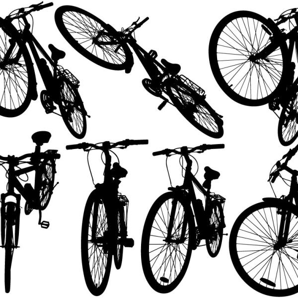 دراجة - 8 ملفات EPS و JPG أساسية