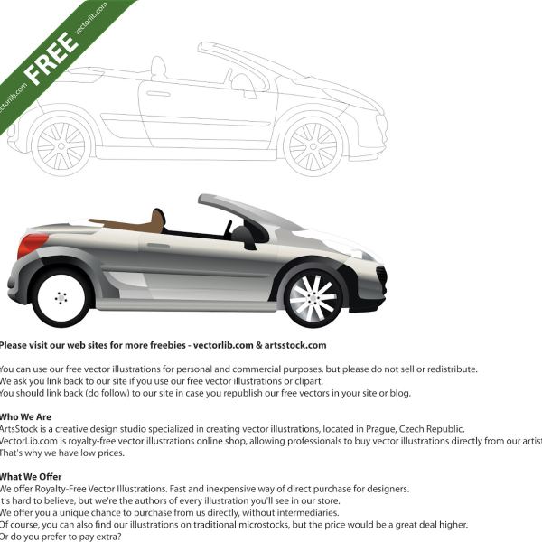 مجموعة ظلال السيارات والرسوم البيانية المتجهة