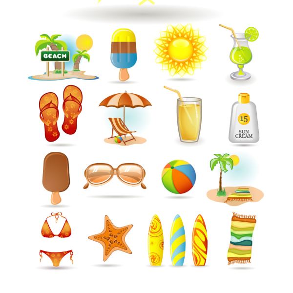 Icones Verao - Premium Sommer Icons Kollektion
