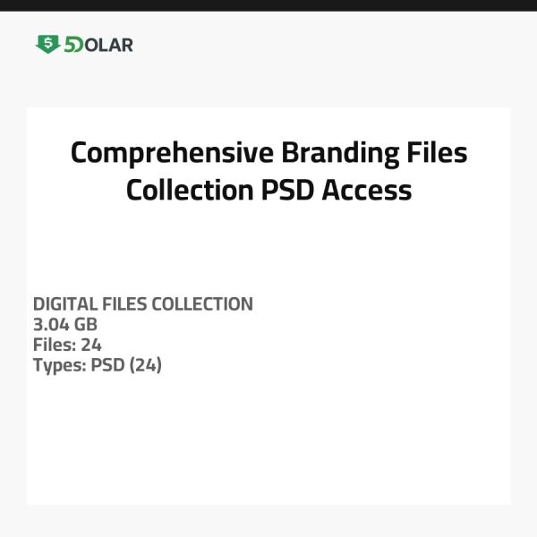 مجموعة شاملة من ملفات العلامة التجارية - وصول PSD