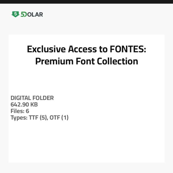 وصول حصري إلى FONTES: مجموعة خطوط متميزة