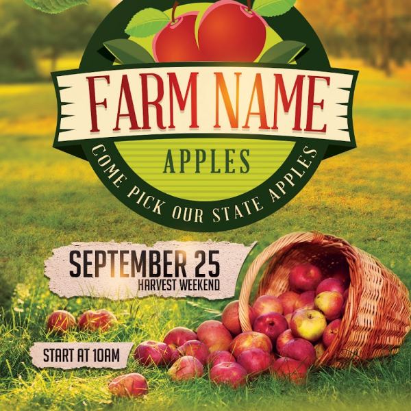 نموذج منشور خريفي احترافي