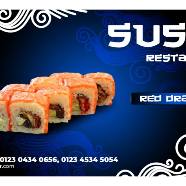 مطعم السوشي المتحرك V1 - أصول التسويق الرقمي