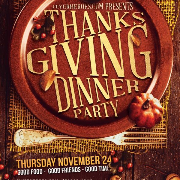 Danke Feiertag Abendessen Digitale Asset Sammlung