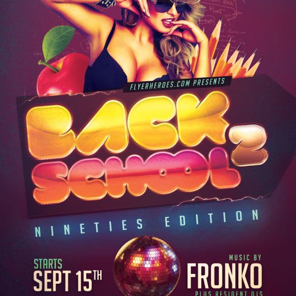 Zurück zur Schule Neunziger Design Bundle