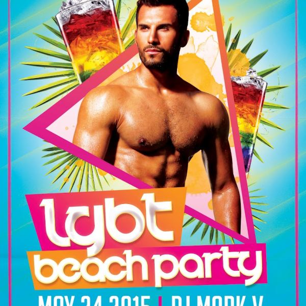 LGBT Strandparty Flyer Design Bundle