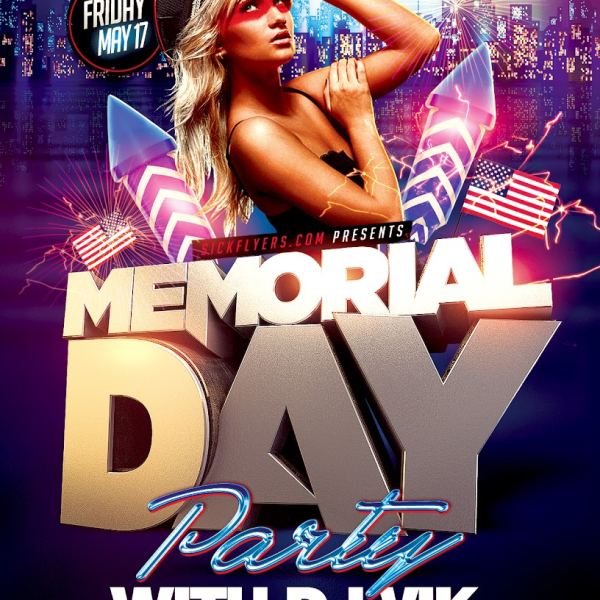 Zugang zu kreativen Inhalten für die Memorial Day Party