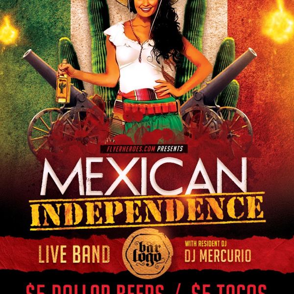 Zugriff auf die Vorlage für mexikanische Unabhängigkeitsflyer