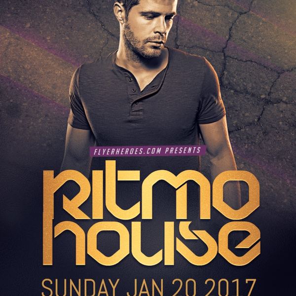 Ritmo House - Flyer-Vorlage Zugriff