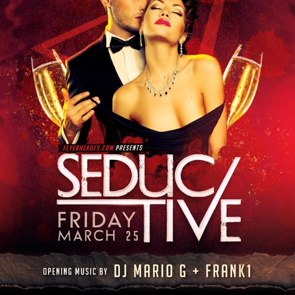 Verführerisches Flyer-Design-Zugang