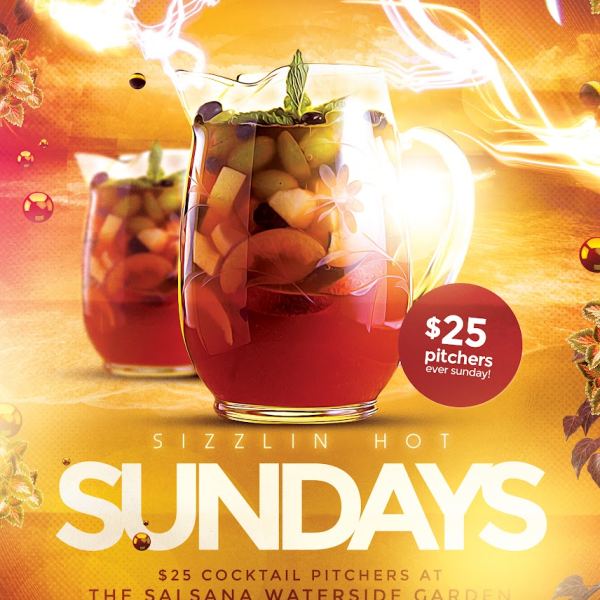 Sizzlin Sundays Kreative Assets Zugang