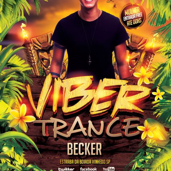 Tiki Bar Flyer V2 - Komplettes Designpaket