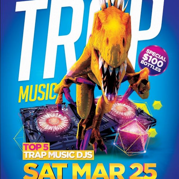 Trap Musik Flyer Design Bundle